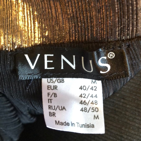 Asymmetrical metallic bronze skirt - Picture 4 of 4